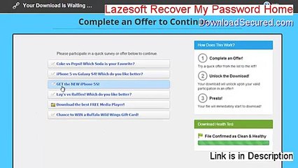 Lazesoft Recover My Password Home Key Gen [Download Here]