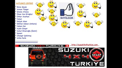 Suzuki 4x4 Türkiye / 31-Ocak-2015 Ömerli Gölü "MANGAL" buluşması