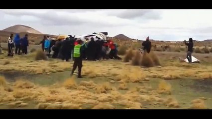 Double Accident in the Rally Dakar 2015 Mercedes SAM and The Hammer Racing