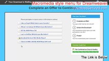 Macromedia style menu for Dreamweaver Download (Risk Free Download)