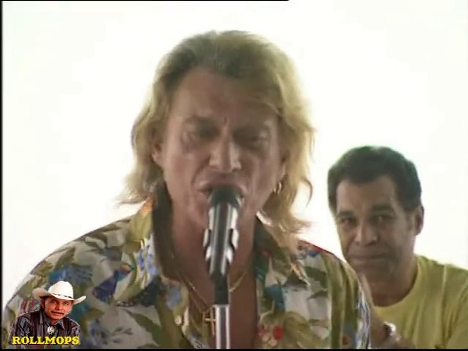 JOHNNY HALLYDAY "  ROCK'N'ROLL MANN " CONCERT DE  LAS VEGAS 24 NOVEMBRE 1996 " ROLLMOPS "