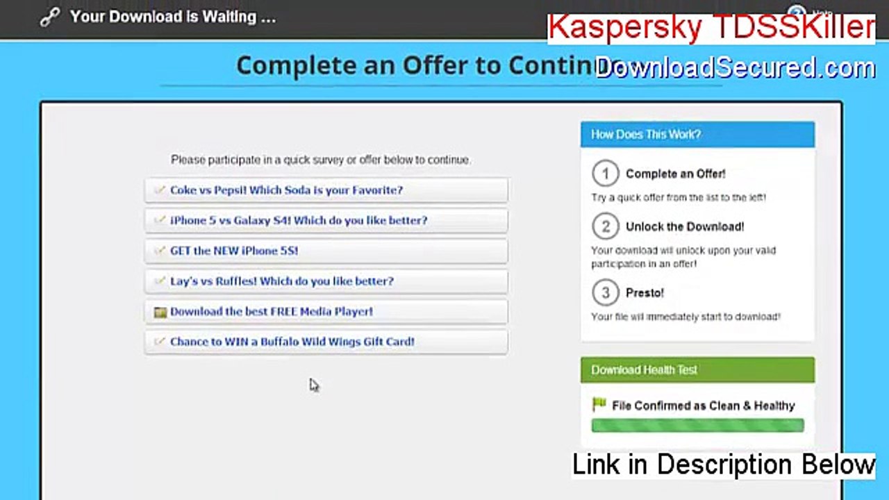 Kaspersky TDSSKiller Crack (Download Now 2015)