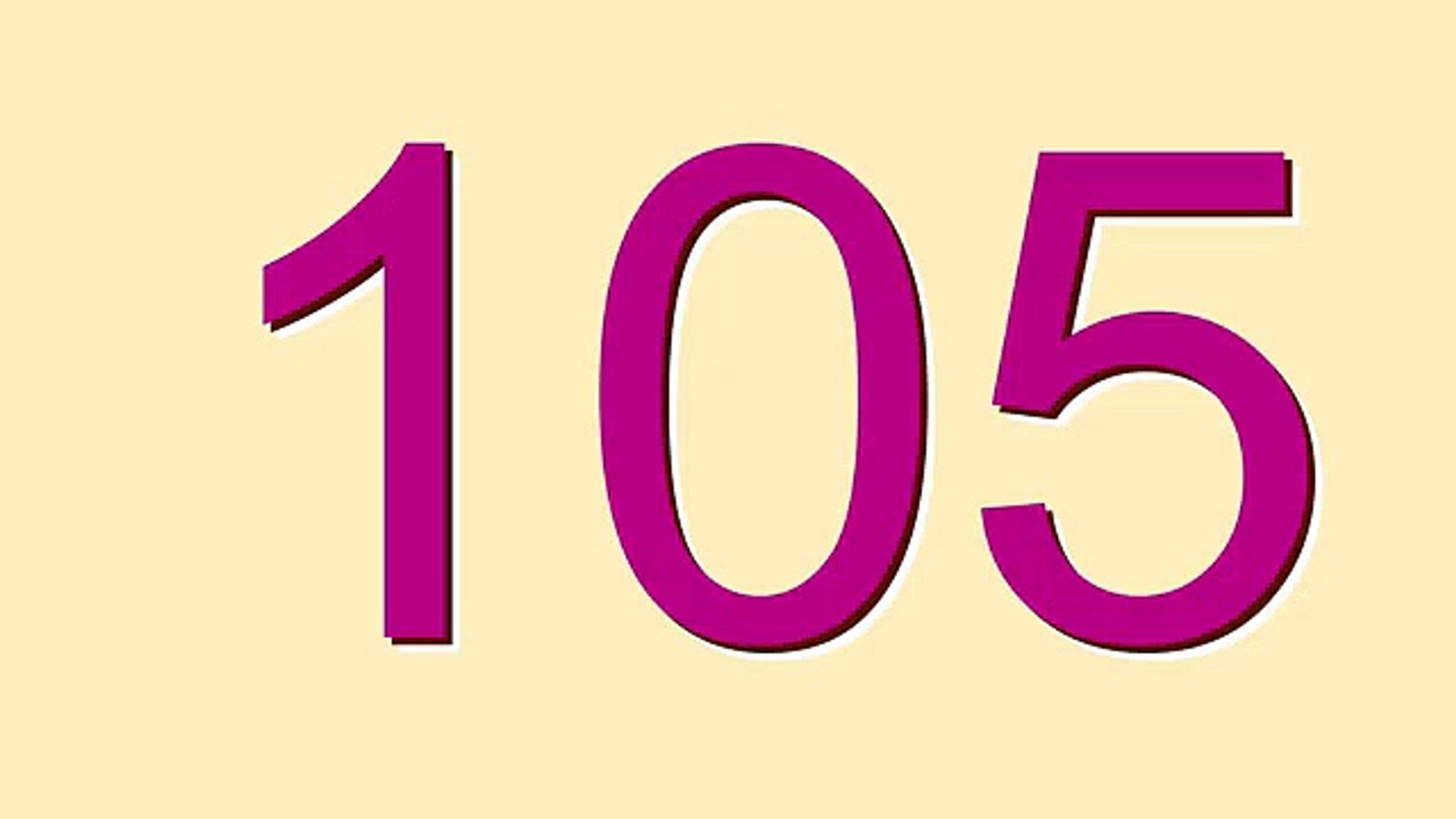 How to Pronounce 105 - video Dailymotion