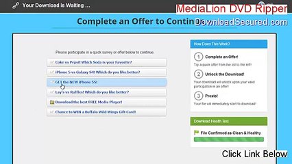 MediaLion DVD Ripper Keygen (Download Now 2015)