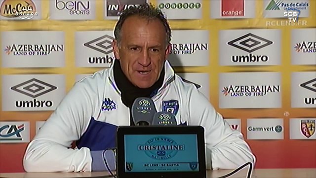 Lens 1-1 Bastia : Conf. d'après-match de G. Printant