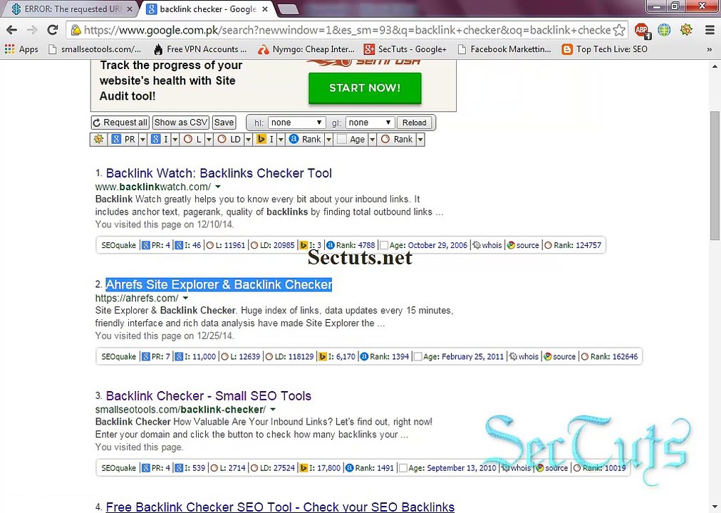 How To Check Your Blog Backlinks - SecTuts.net