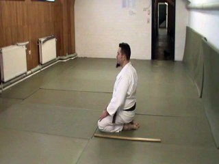 Suwari sensei ken ni rei ichi (début)