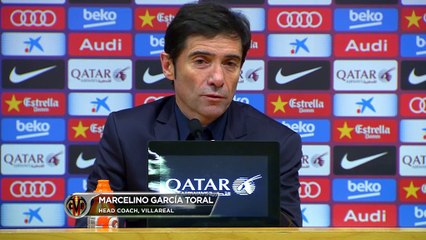 Marcelino, satisfecho pese a la derrota