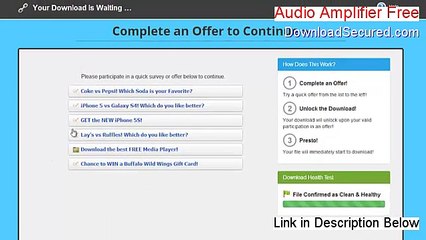 Audio Amplifier Free Download - Download Now (2015)