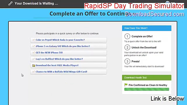 RapidSP Day Trading Simulator Full (Download Here 2015)