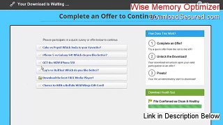 Wise Memory Optimizer Free Download - Download Here [2015]
