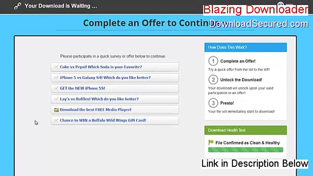 Blazing Downloader Crack - Free of Risk Download (2015)