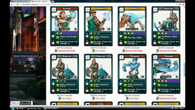 Buy Sell Accounts - ▶ URBAN RIVALS ACCOUNT 4 SALE! VERY GOOD!!