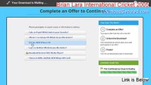 Brian Lara International Cricket 2005 Cracked - Download Here