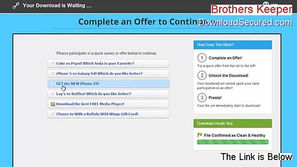 Brothers Keeper Crack (Risk Free Download 2015)