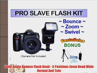 Digital Pro Slave Flash for the Canon PowerShot A480 E1 SX110 A2100 A2000 A1100 A1000 SX200