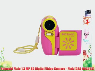 Polaroid Pixie 1.3 MP SD Digital Video Camera - Pink (CSA-00302S)