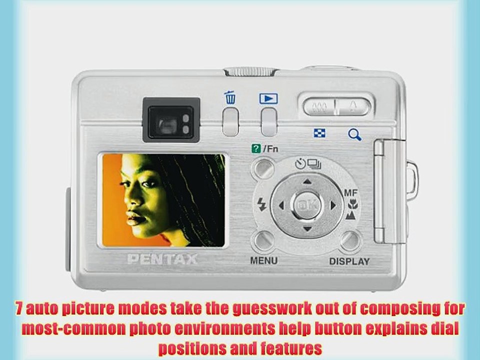 Pentax Optio S40 4MP Digital Camera with 3x Optical Zoom