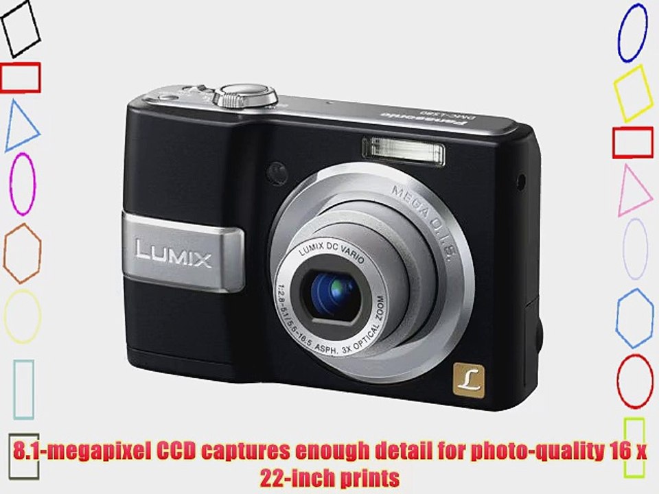 Panasonic DMC-LS80K 8MP Digital Camera with 3x Optical Image Stabilized Zoom (Black)