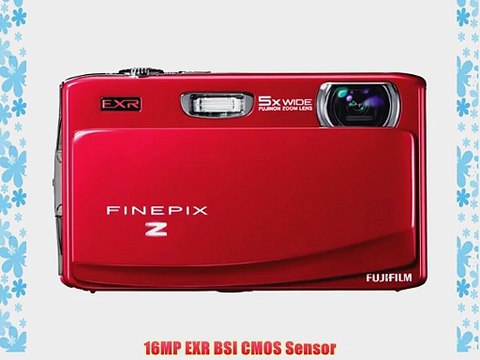 Fujifilm FinePix Z900EXR Red 16 MP CMOS Sensor with 5 x Optical Zoom Touchscreen Digital Camera