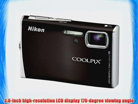 Nikon Coolpix S52 9MP Digital Camera Zoom with 3x Optical Vibration Reduction Zoom (Midnight