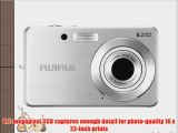 Fujifilm Finepix J10 8.2MP Digital Camera with 3x Optical Zoom (Brushed Silver)