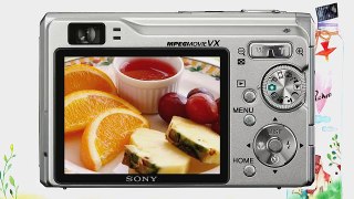 Sony Cybershot DSCW90 8MP Digital Camera with 3x Optical Zoom and Super Steady Shot (Silver)
