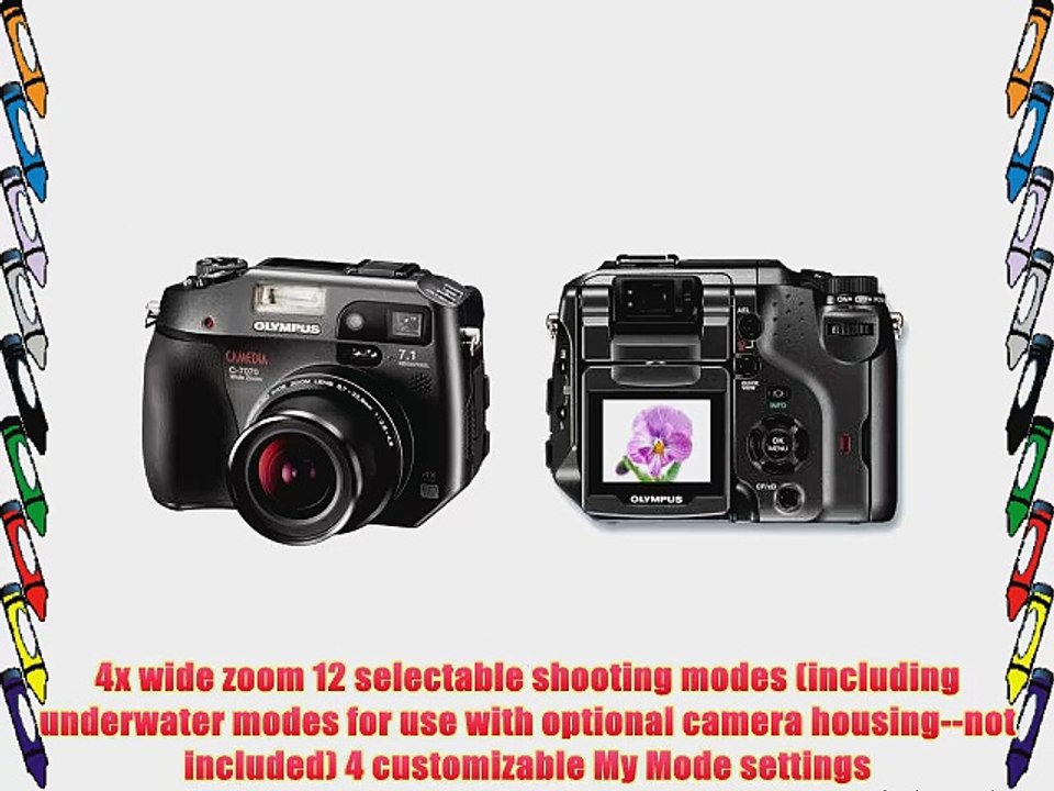 Olympus Camedia C7070 7.1MP Digital Camera with 4x Optical Wide Zoom