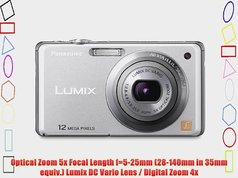 Panasonic Lumix DMC-FH1 12.1 MP Digital Camera with 5x Optical Image Stabilized Zoom and 2.7-Inch