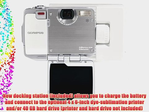 Olympus IR-500 4MP Digital Solutions Camera with 2.8x Optical Zoom (Includes Docking Station)