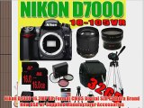 Nikon D7000 16.2MP DX-Format CMOS Digital SLR w/ Nikon 18-105mm f/3.5-5.6 AF-S DX VR ED Nikkor