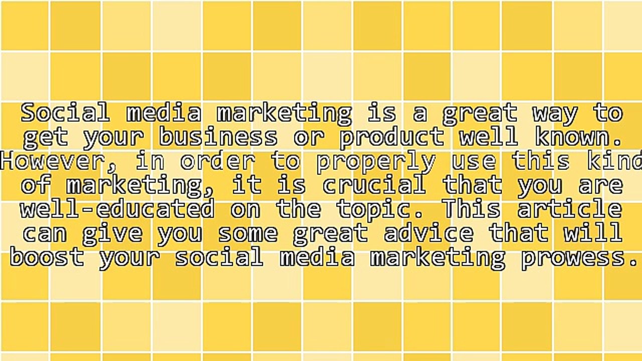 Make The Most Out Of Your Social Media Marketing With These Ideas