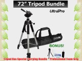 PRO 72-inch TRIPOD For The Canon PowerShot G1 X A1200 A1300 A1400 A2200 A2300 A2400 IS A2600