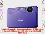 Sony T Series DSC-T99/V 14.1 Megapixel DSC Camera with Super HAD CCD Image Sensor (Violet)