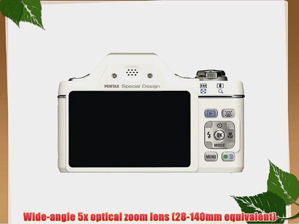 Pentax Optio I10 12.1 MP Digital Camera with 5x Wide Angle Optical Image Stabilized Zoom and