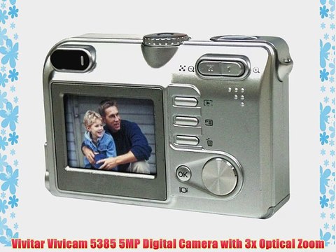 Vivitar Vivicam 5385 5MP Digital Camera with 3x Optical Zoom