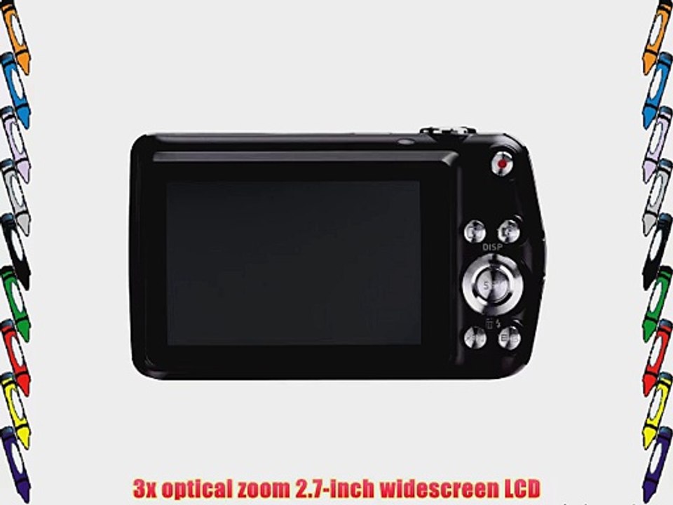 Casio Exilim EX-S5 10MP Digital Camera with 3x Optical Zoom and 2.7 inch LCD (Black)