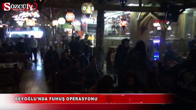 Beyoğlu'nda fuhuş operasyonu