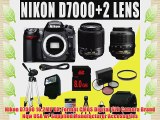 Nikon D7000 16.2MP DX-Format CMOS Digital SLR w/ Nikon 55-200mm f4-5.6G ED AF-S DX Nikkor Zoom