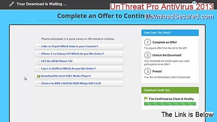 UnThreat Pro AntiVirus 2013 Serial [Instant Download 2015]