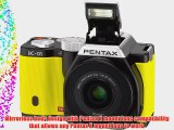 Pentax K-01 16MP APS-C CMOS Compact System Camera Kit with DA 40mm Lens (Yellow)