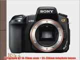 Sony Alpha DSLRA300X 10.2MP Digital SLR Camera with Super SteadyShot Image Stabilization with