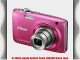 Nikon COOLPIX S3100 14 MP Digital Camera with 5x NIKKOR Wide-Angle Optical Zoom Lens and 2.7-Inch