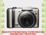 Olympus SZ-20 16 Mp Digital Camera 12.5x Wide Optical Zoom (24mm Wide) with 3 460k LCD (Silver)