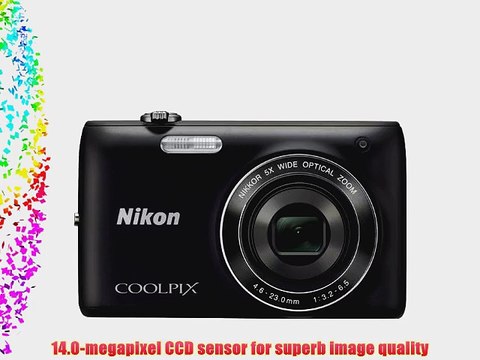 Nikon COOLPIX S4100 14 MP Digital Camera with 5x NIKKOR Wide-Angle Optical Zoom Lens and 3-Inch