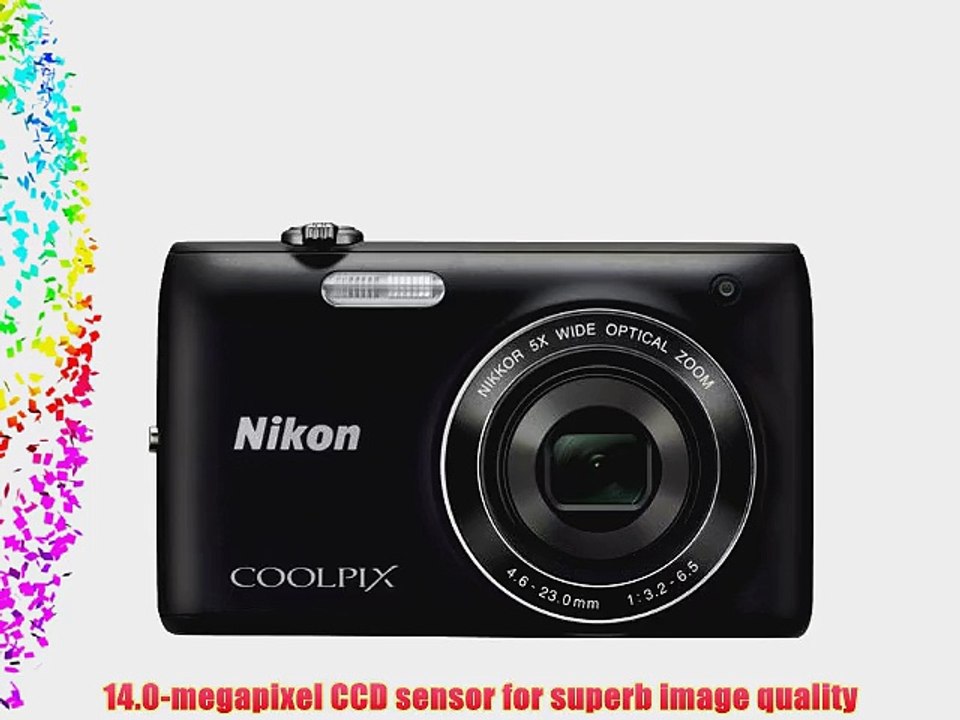 Nikon COOLPIX S4100 14 MP Digital Camera with 5x NIKKOR Wide-Angle Optical Zoom Lens and 3-Inch