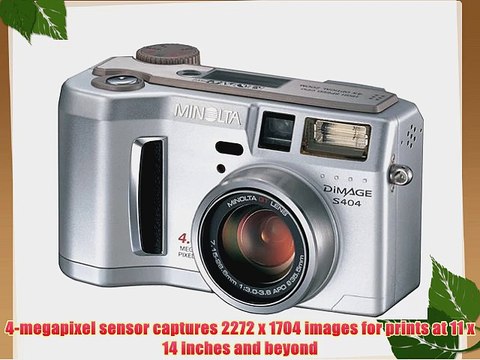 Minolta Dimage S404 4MP Digital Camera with 4x Optical Zoom
