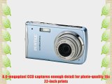 Pentax Optio M50 8MP Digital Camera with 5x Optical Zoom (Light Blue)