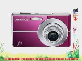 Olympus FE-3010 12MP Digital Camera with 3x Optical Zoom and 2.7 Inch LCD (Magenta)