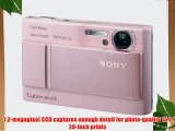 Sony Cybershot DSC-T10 7.2MP Digital Camera with 3x Optical Steady Shot Zoom (Pink)